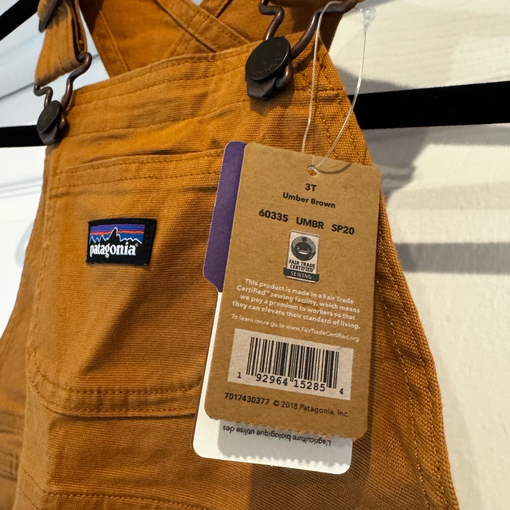 Patagonia Umber Brown Overalls